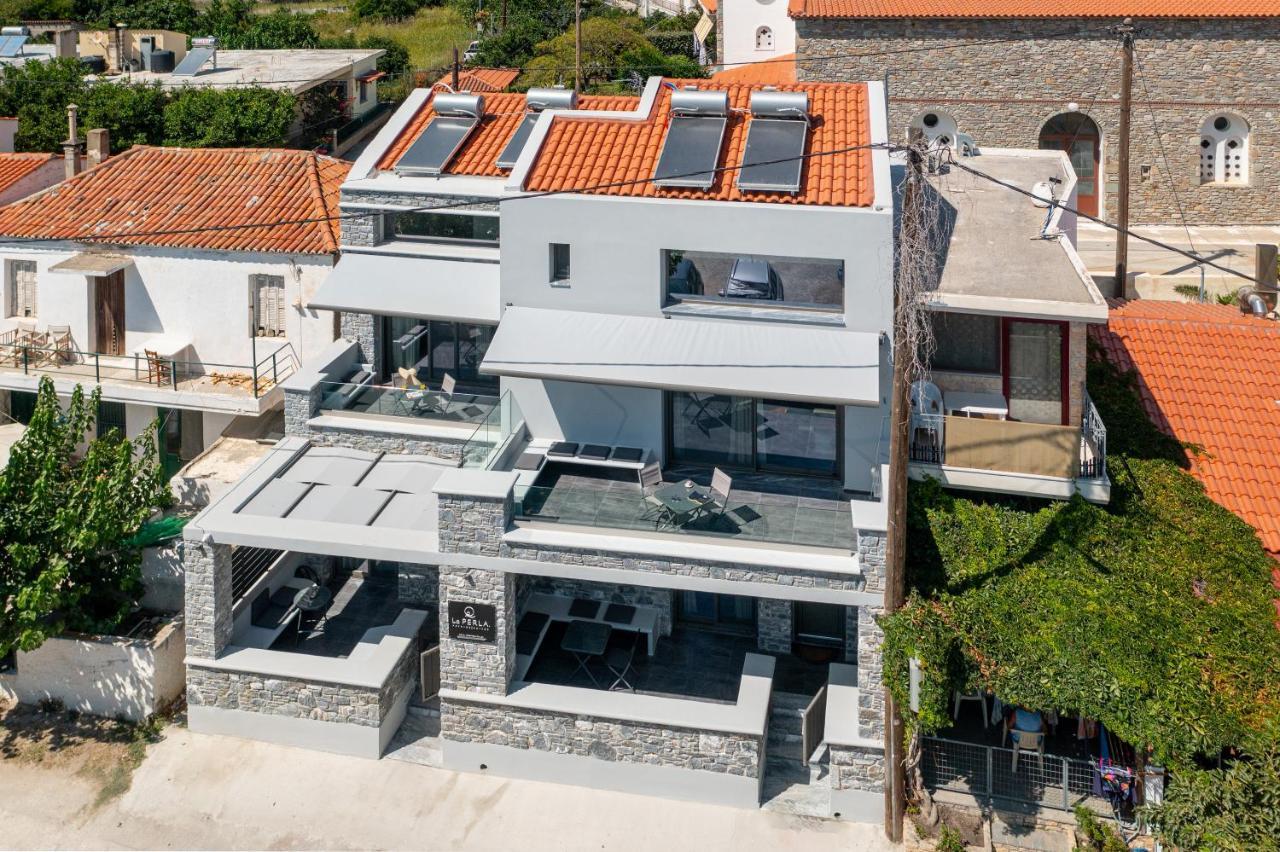 La Perla Suites Agioi Apostoloi  Luaran gambar